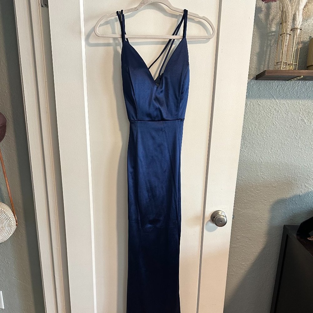 Navy Blue Formal Dress